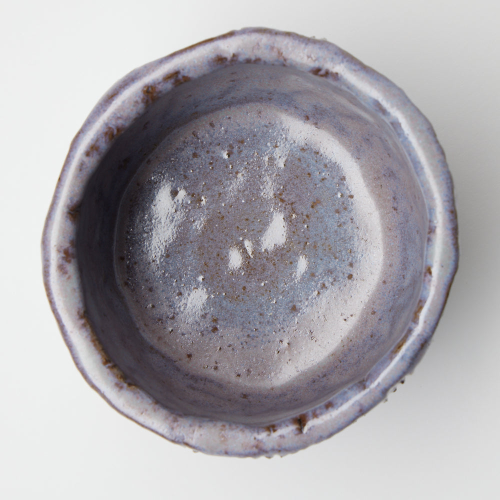 Heather Hand Built Matcha Bowl | Twilight