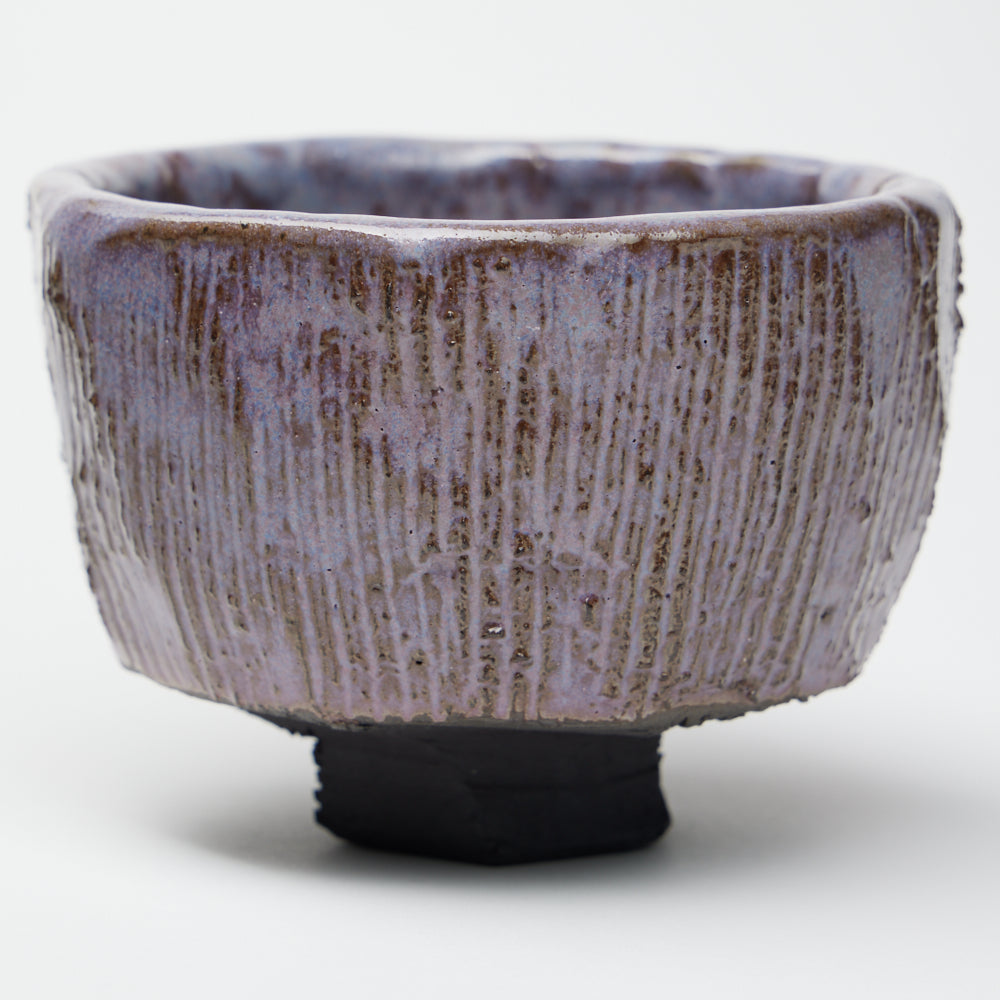 Heather Hand Built Matcha Bowl | Twilight